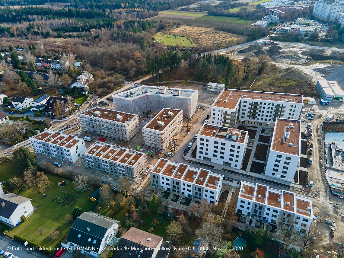 21.11.2020 - Piederstrorfer Gelände und Alexisquartier in Neuperlach in München 21.11.2020 - Piederstrorfer Gelände und Alexisquartier in Neuperlach in München